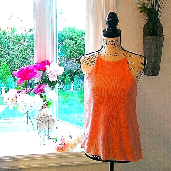 Clearance Tops - 💜 Jrs Ribbed Textured Dressy Tank Derek Heart